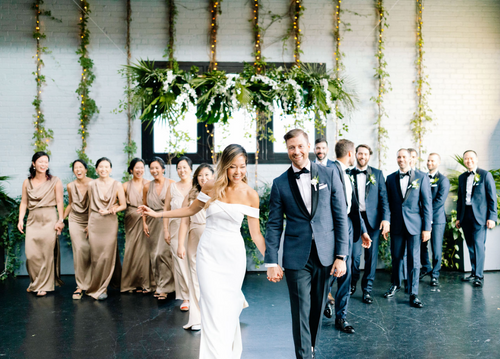 An Art Deco-Meets-Havana Wedding at 501 Union in Brooklyn