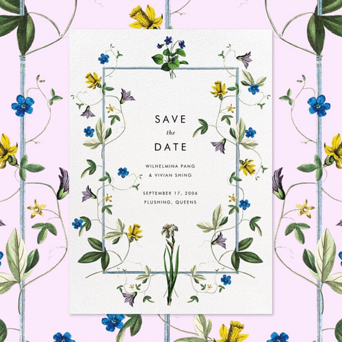 The Paperless Post x Stephanie Fishwick Invitation Collection is a Heavenly Mix of Digital Art, Calligraphy, and Illustration