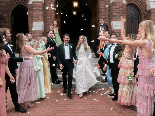 After Marrying in The Same Church Where The Bride’s Parents Wed, This Couple Hosted a Garden Party Reception in Tennessee