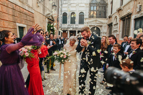 This California-Based Couple Had a Romantic Wedding at a Palazzo in Venice