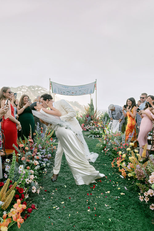 A Vibrant Al Fresco Dinner Party Followed A Heartfelt Wedding Ceremony in Ravello