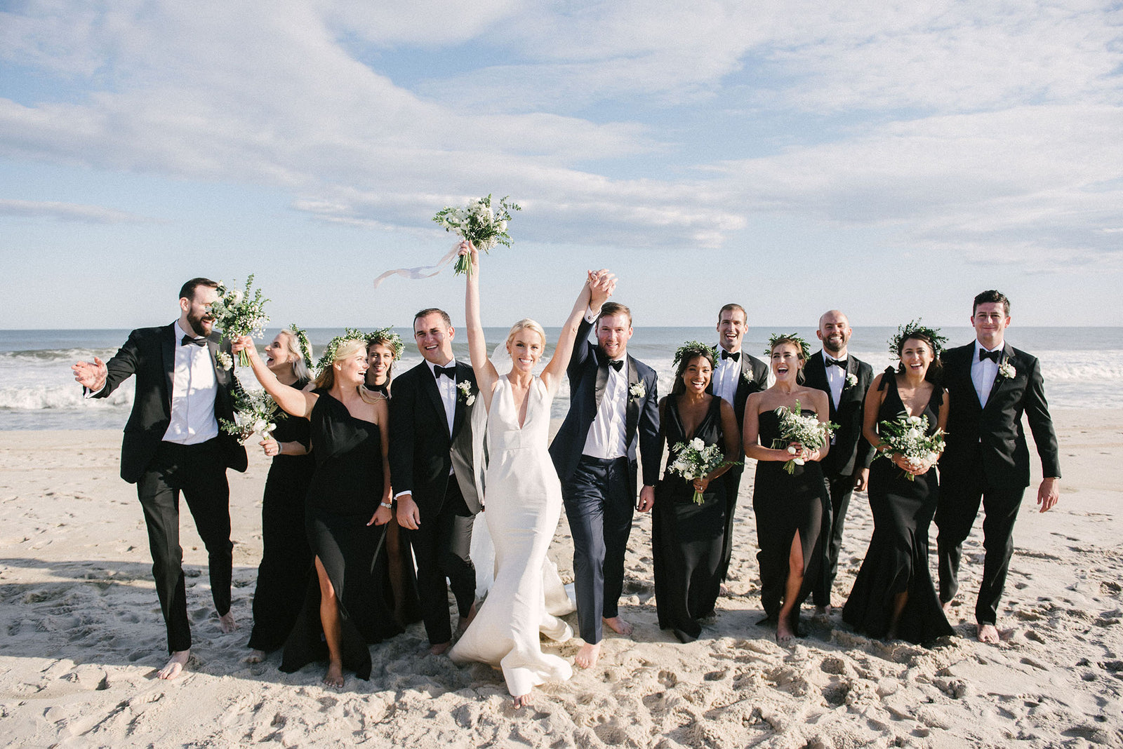 This Bride Went Swimming in Her Marchesa Gown The Morning After Her Hamptons Wedding