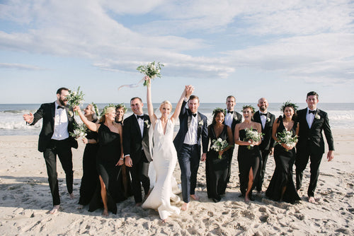 This Bride Went Swimming in Her Marchesa Gown The Morning After Her Hamptons Wedding