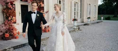 Fireworks Went Off at This Couple's French Chateau Wedding