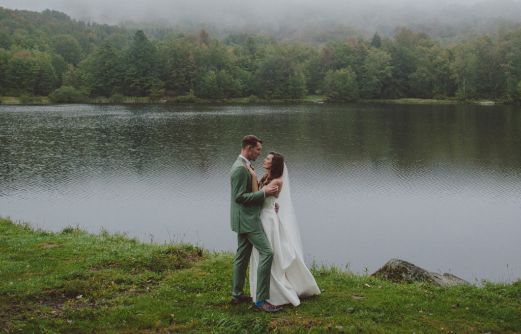 The Groom Sang and Played Guitar as The Bride Walked Down the Aisle at This Summer Camp Wedding