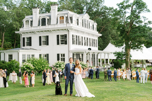 Parterre Project Manager Annika Bernard Wore Custom Markarian to Her Wedding in the Hudson Valley