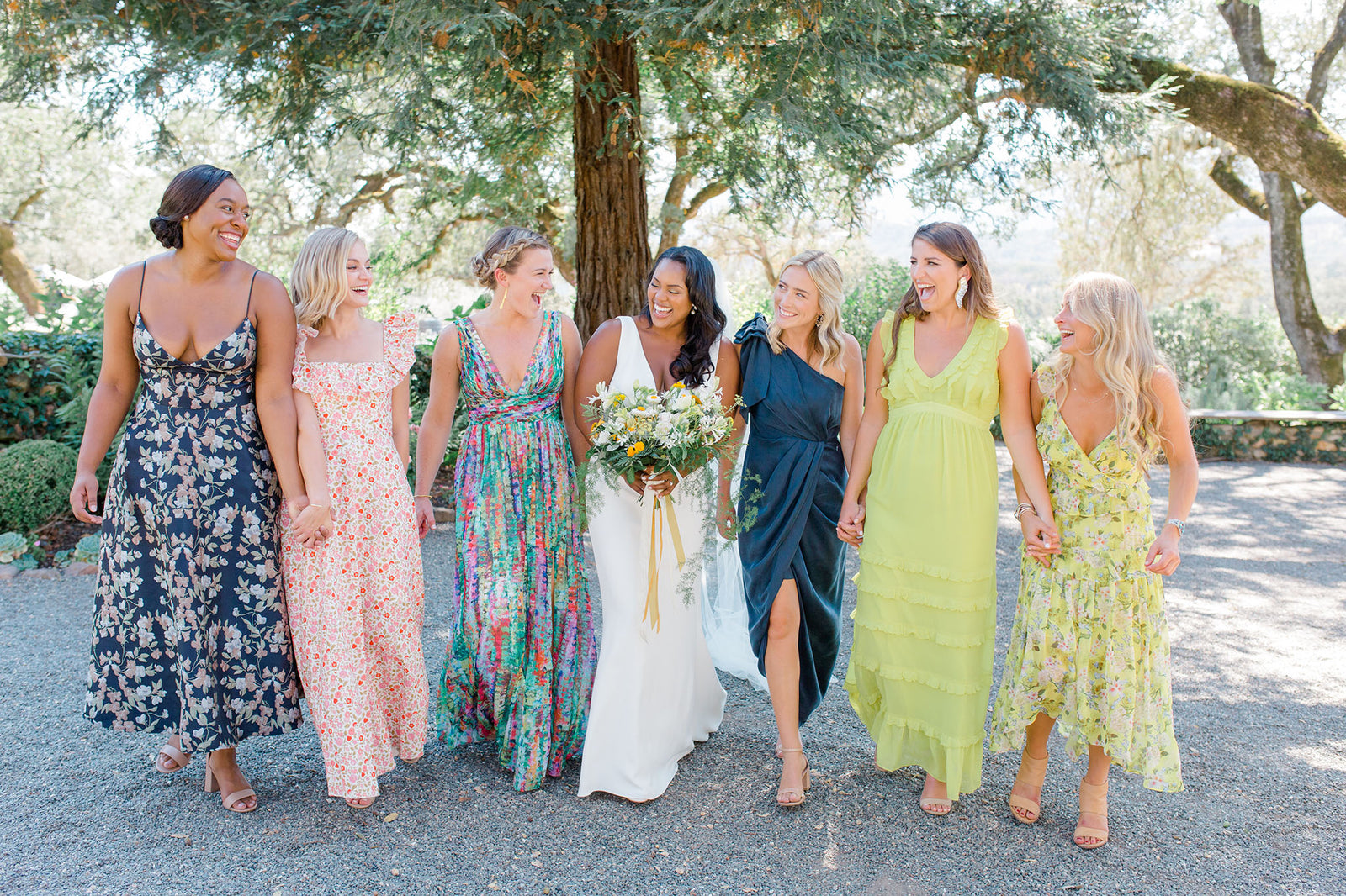 The Bride Walked Down the Aisle with Her Mother at This Wedding in Sonoma