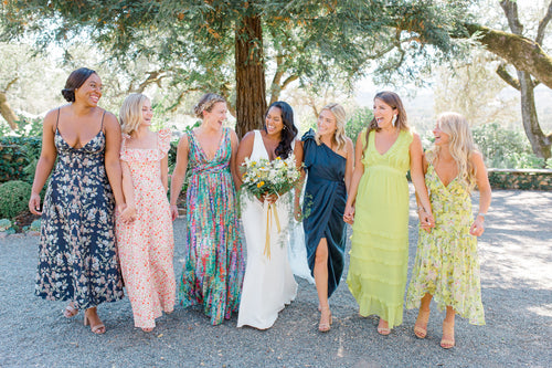 The Bride Walked Down the Aisle with Her Mother at This Wedding in Sonoma