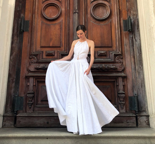 Area Designer Beckett Fogg Wants to Wear A Dramatic, Vintage Dress on Her Wedding Day