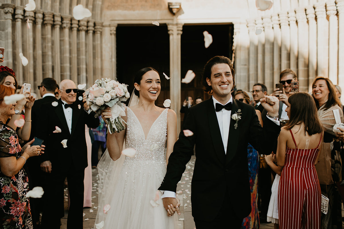 A Full-Day Wedding in English, Spanish, and Catalan in the Groom's Hometown of Sant Cugat