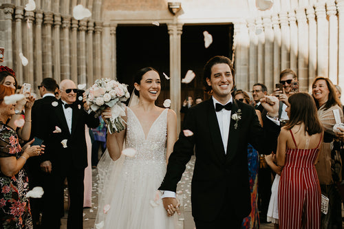 A Full-Day Wedding in English, Spanish, and Catalan in the Groom's Hometown of Sant Cugat