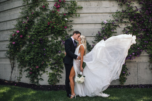 A Summer Wedding at The Groom’s Family Lake Home in British Columbia
