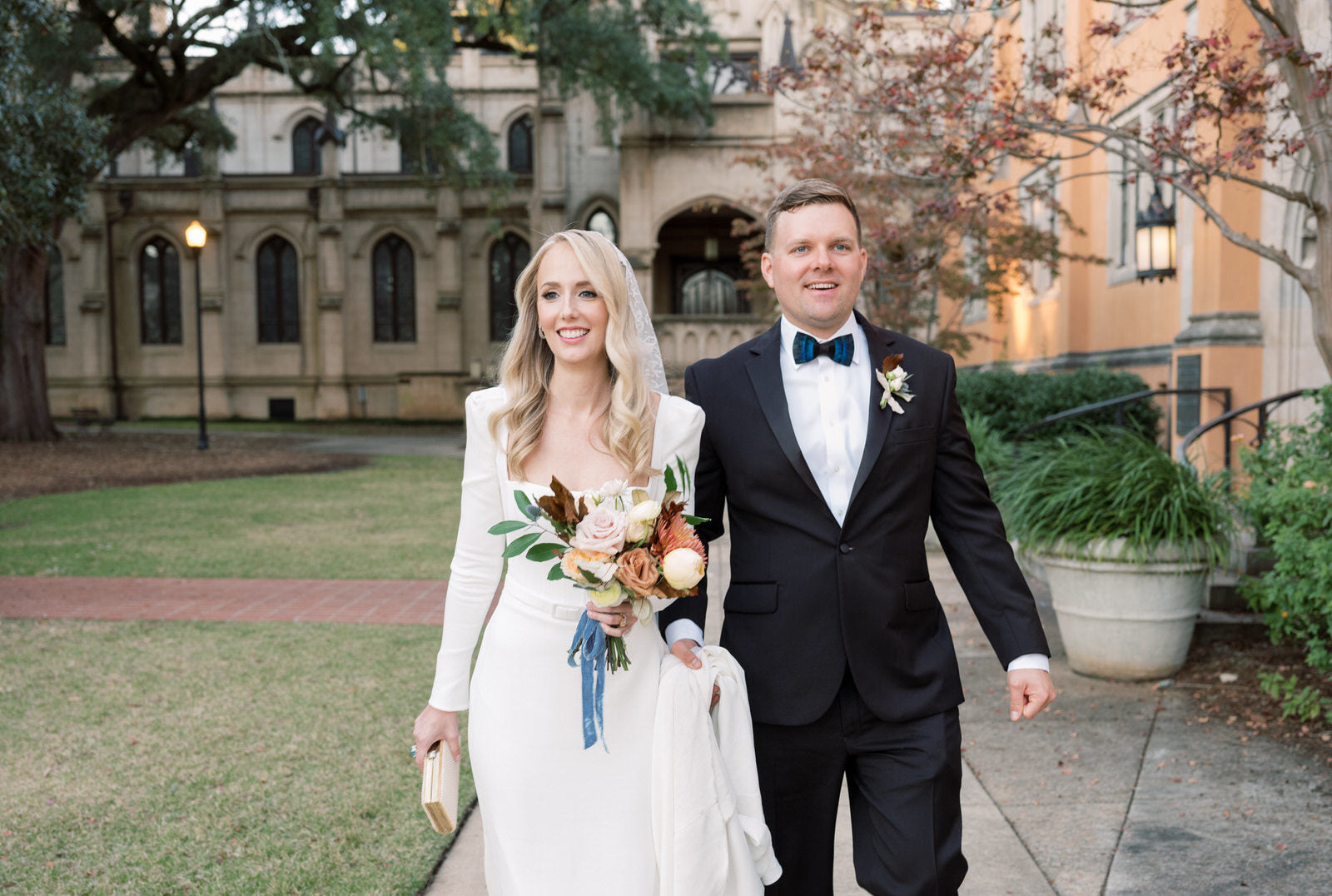 This Bride was the 8th Woman in the Groom's Family to Wear His Great Grandmother's Veil