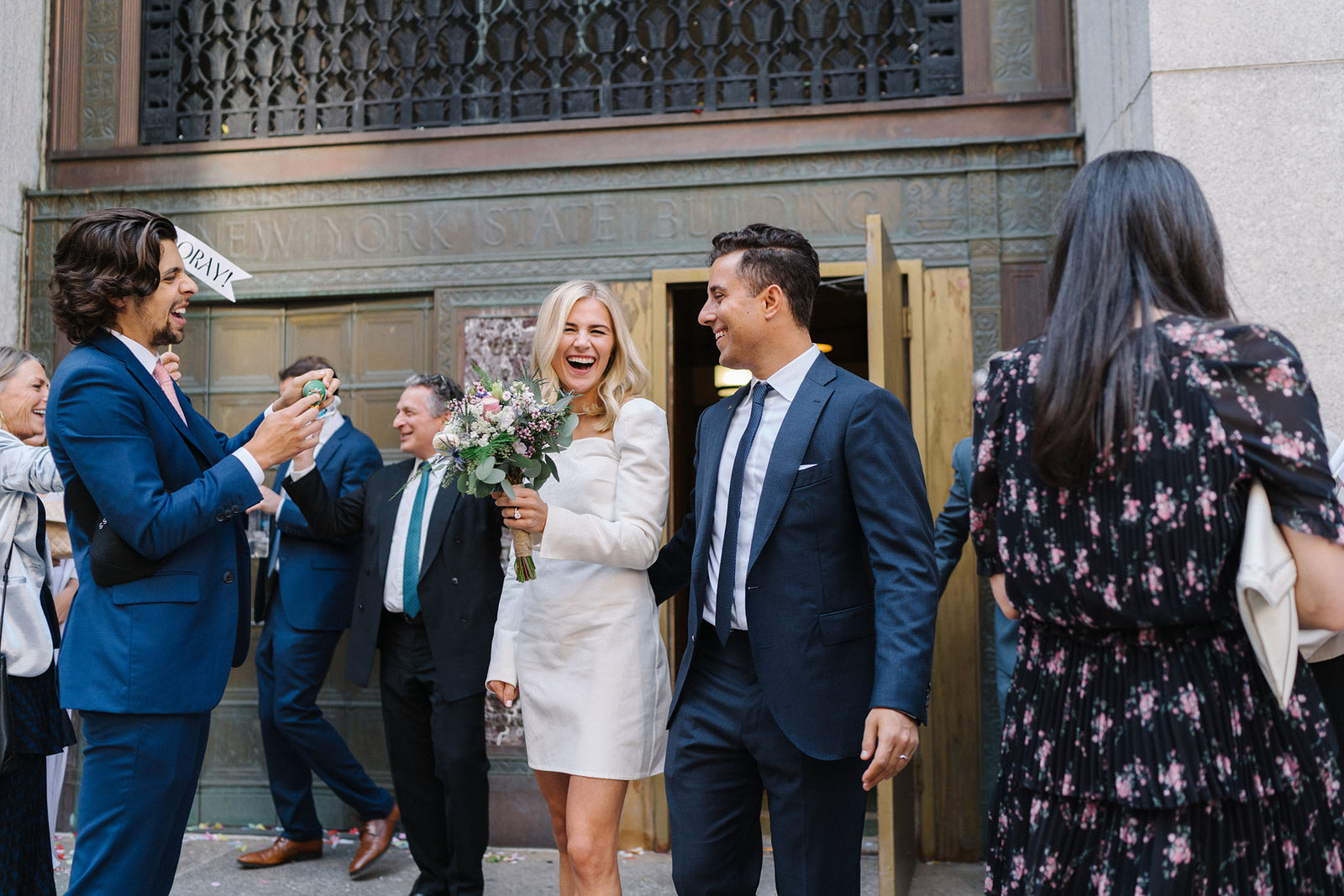 A Late Summer City Hall Wedding in New York