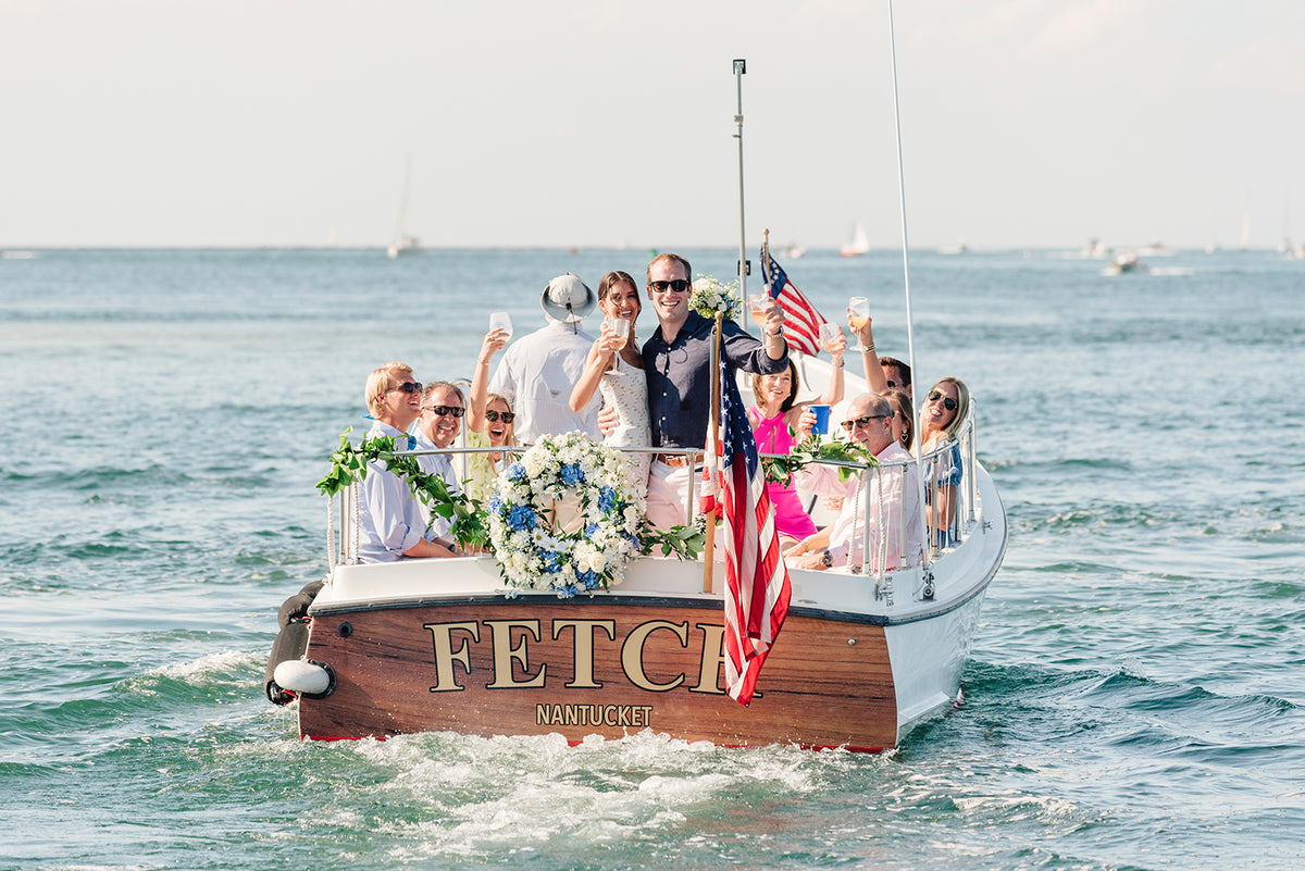 This Couple Had Their Civil Ceremony on a Boat in the Middle of Nantucket Harbor