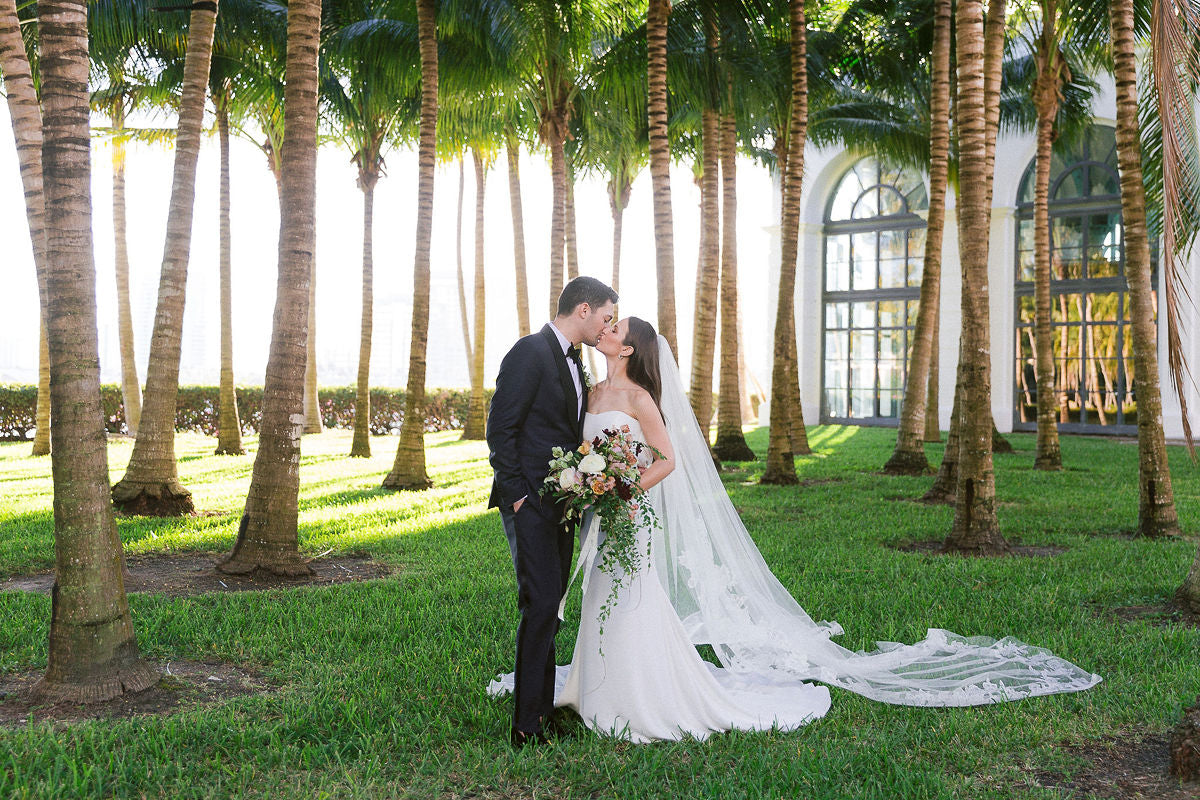 An Elegant and Intimate, Palm Beach-Inspired Wedding at the Flagler Museum
