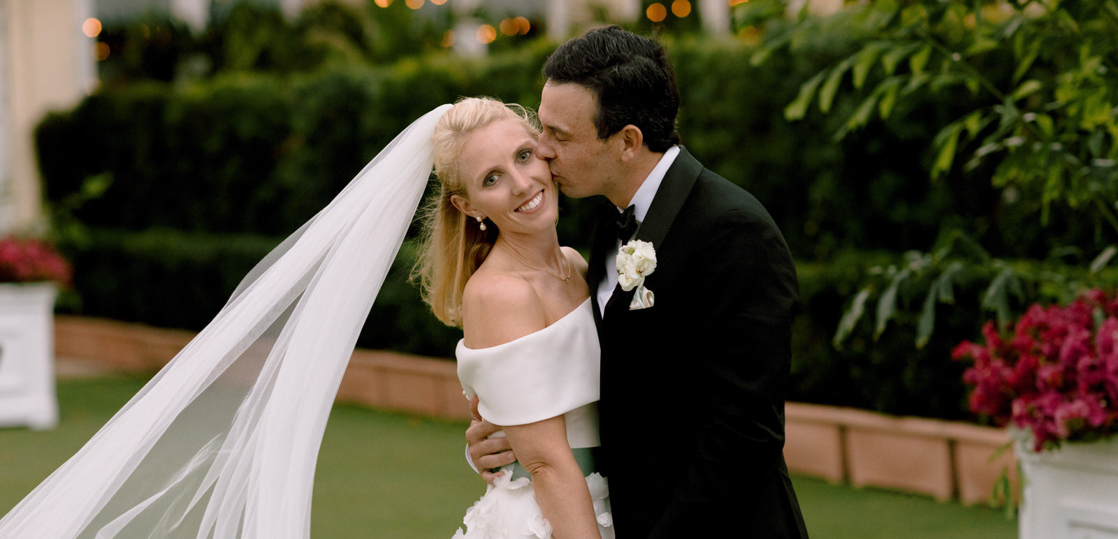 Neely & Chloe Founder Chloe Burch Wore Lela Rose and Custom Margaux to Her Wedding in Palm Beach