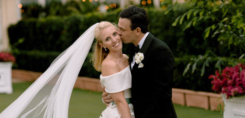Neely & Chloe Founder Chloe Burch Wore Lela Rose and Custom Margaux to Her Wedding in Palm Beach