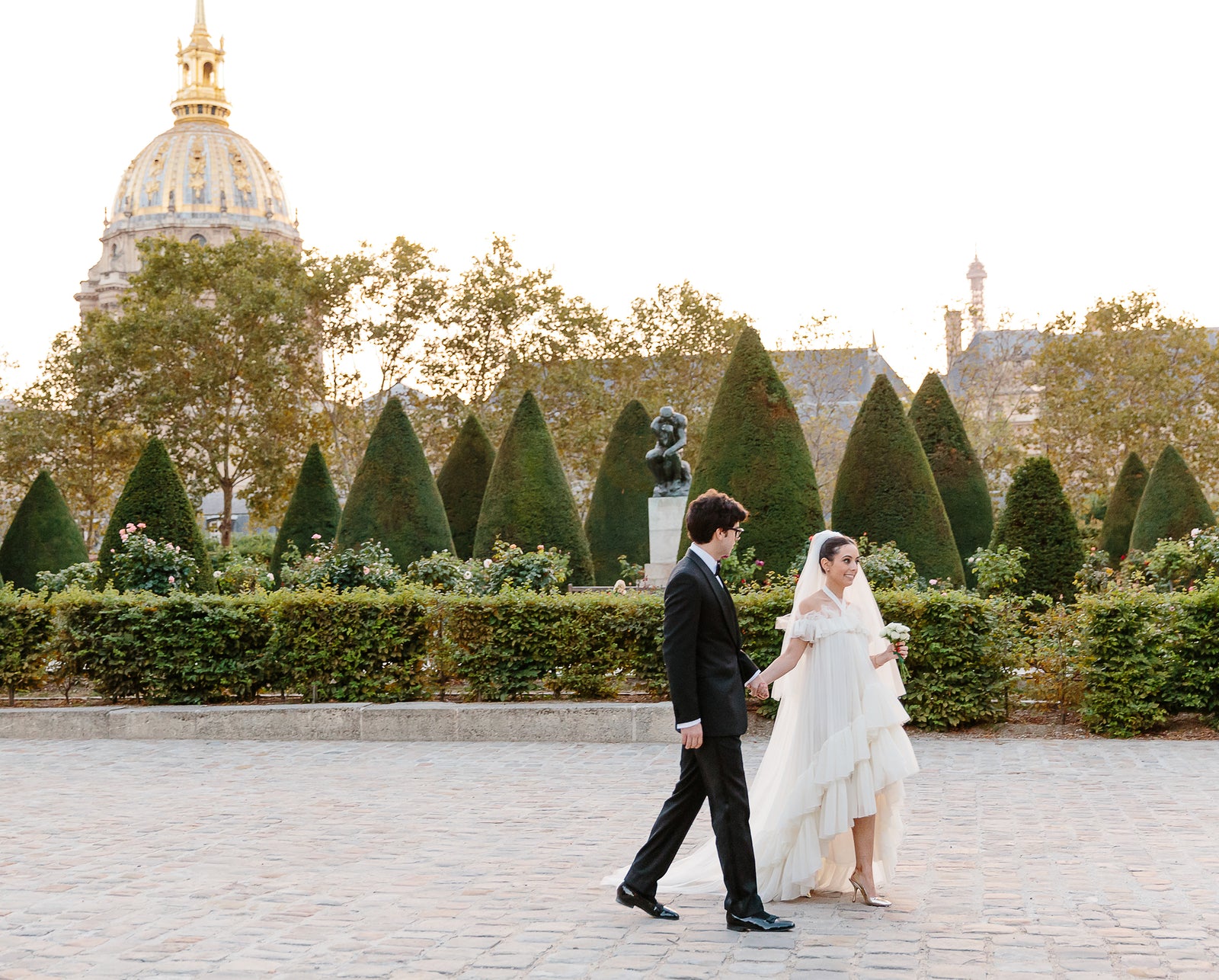 A Parisian Dream of a Wedding at the Rodin Museum