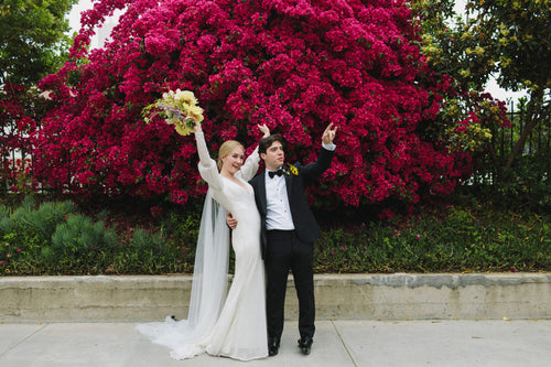 This Couple Walked Down the Aisle Together at Their Wedding in Los Angeles