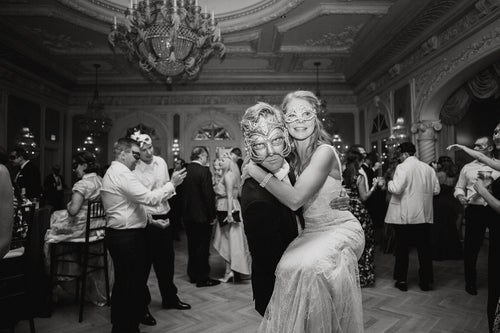 A Second Line Led Everyone into a Masquerade After-Party at This Sea Island Wedding
