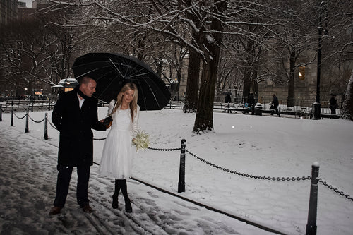 Stylist Elle Strauss Looks Back at Her Chic City Hall Ceremony
