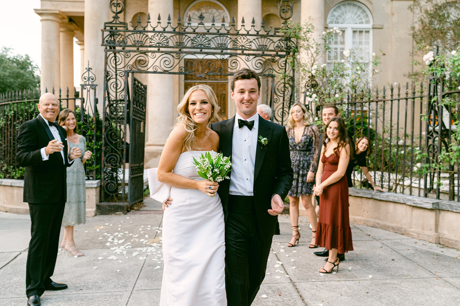 The Bride Wore Alexia María's Margaret Dress to Her Micro-Wedding in Charleston