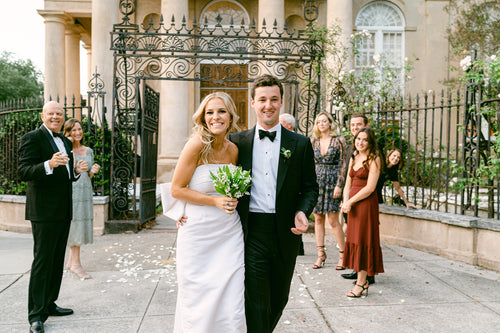 The Bride Wore Alexia María's Margaret Dress to Her Micro-Wedding in Charleston