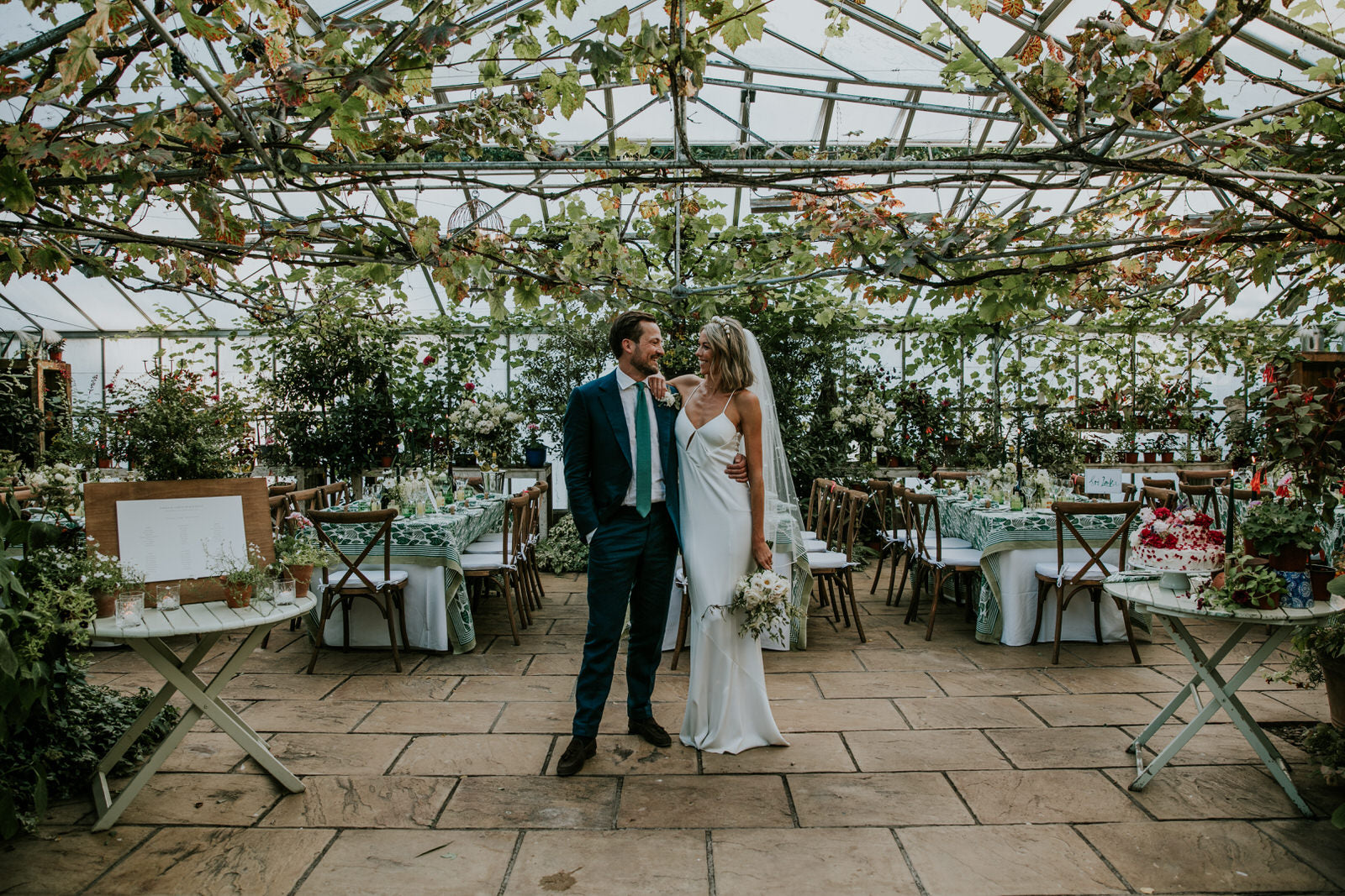 The Bride Wore Galvan London to Her Botanical Micro-Wedding in England