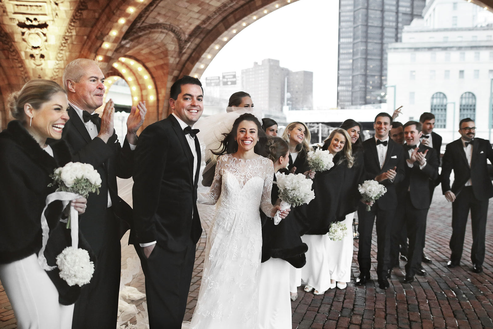 A Winter Wedding at Pittsburgh's Former Train Station