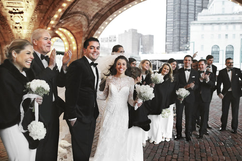 A Winter Wedding at Pittsburgh's Former Train Station
