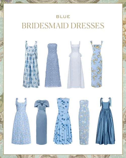A Shopping Guide to Bridesmaid Dresses in Every Color Palette For Fall