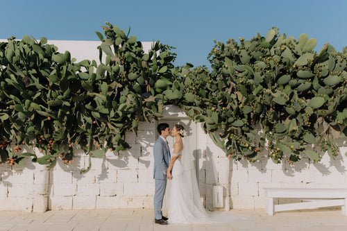 This Couple Drove a Fiat into Their Reception in Puglia