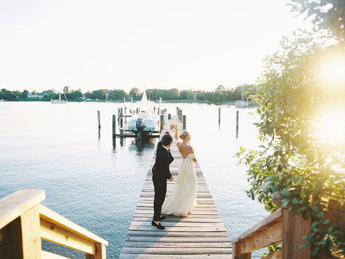 An "Amalfi on the Chesapeake" English-American Wedding