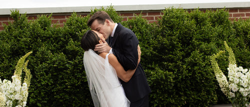 The Bride Wore a Custom Markarian Dress to Her Intimate Wedding at The Bowery Hotel