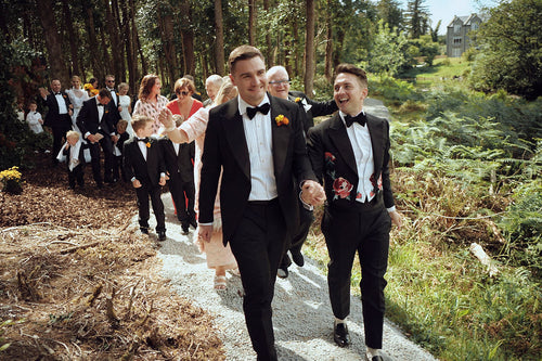 These Two Grooms Tied the Knot with a Celtic Handfasting Ceremony in Ireland