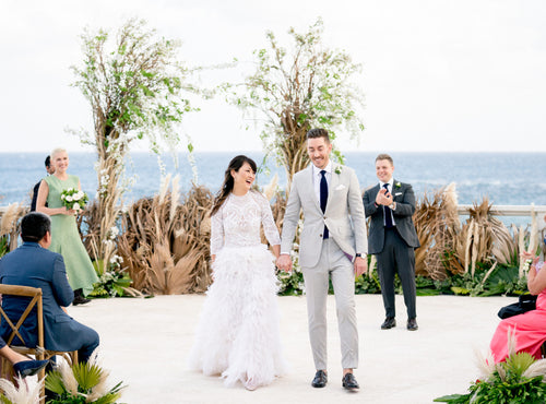 This Bride Wore Jonathan Simkhai to Her Autumn Wedding in Bermuda