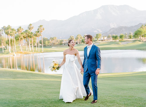 Not Even Tearing Her Lela Rose Dress in Half Could Bring Down This Bride's Perfect Wedding Day