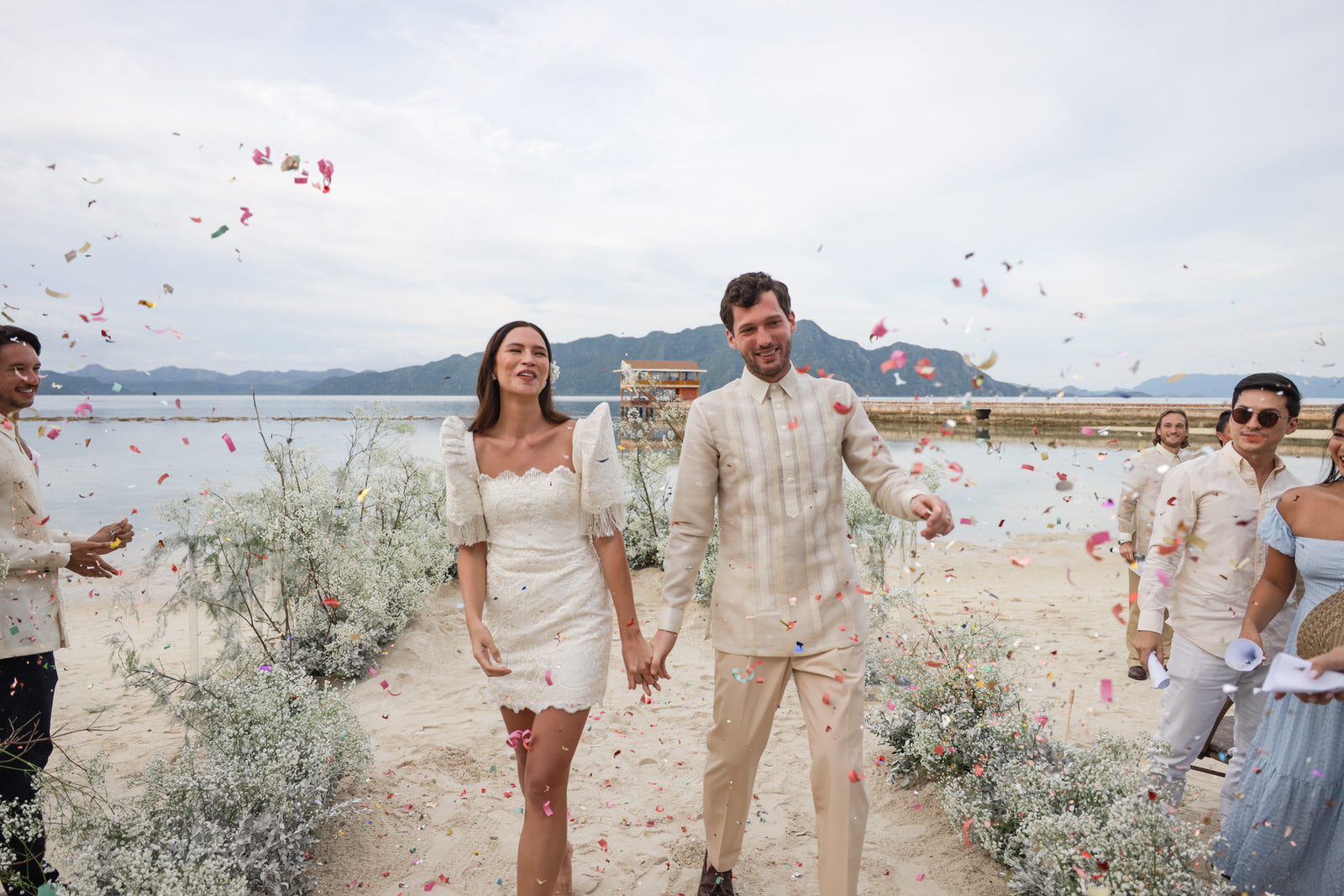 Beauty Brand Sunnies Face Co-Founder Jessica Wilson's Beautiful Micro-Wedding on the Beach in the Philippines