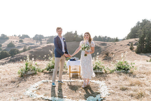 A Micro-Wedding Among the Clouds on Top of Mt. Tamalpais