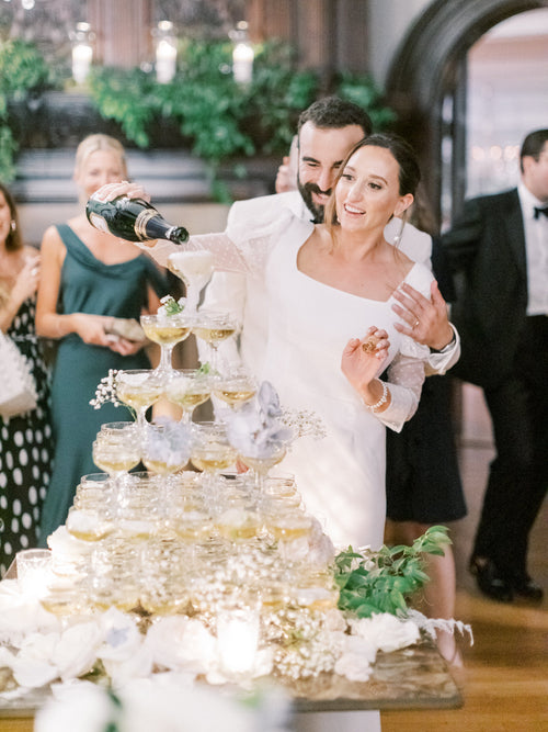 A Roaring Twenties-Inspired Black Tie Wedding at Blantyre
