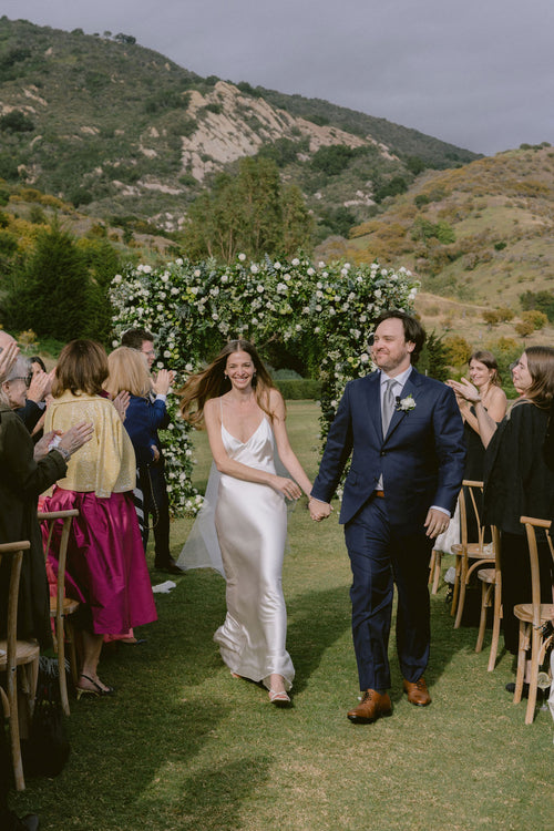 The Bride Wore Brock Collection and Elizabeth Filmore to Her Intimate Wedding at Klentner Ranch in Santa Barbara