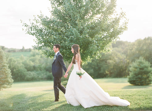 An Iowa Garden Wedding Finished With a Round of Greek Dancing