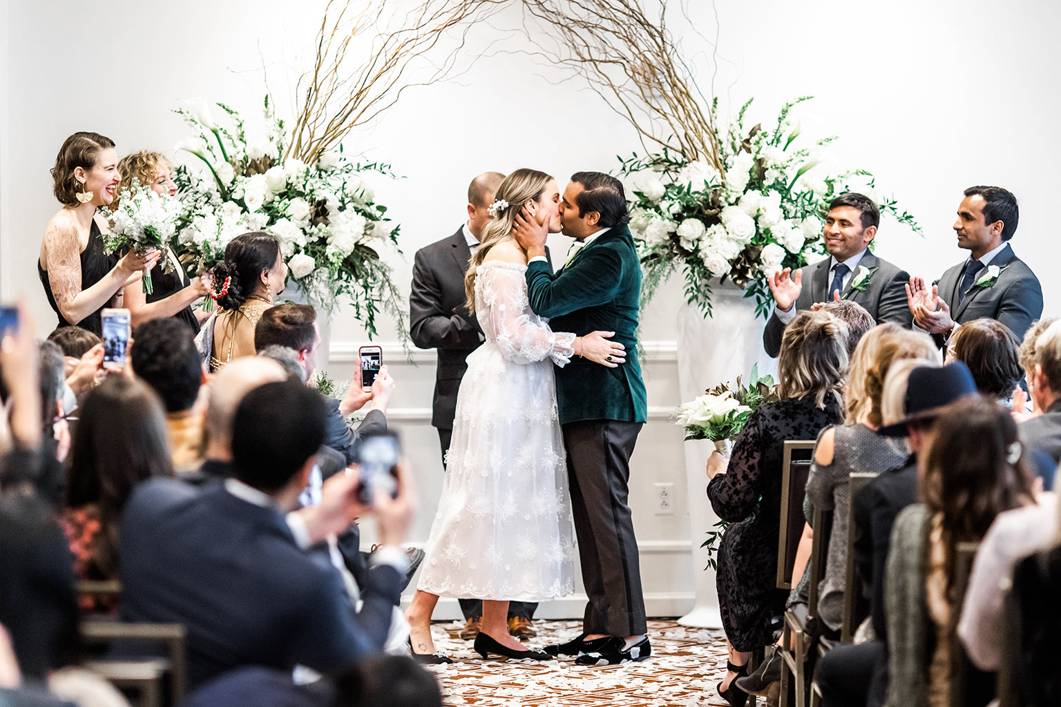 This Groom Surprised His Bride with a Wedding Hours After Proposing on New Year's Eve