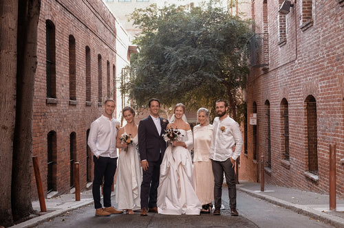 Under a Full Moon, This Couple Danced to "Harvest Moon" at Their San Francisco Wedding