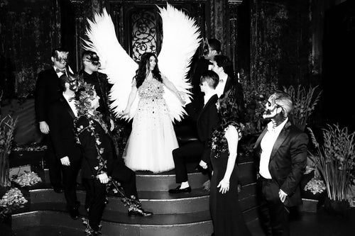 VC Kimmy Scotti Wore Custom Gucci at Her Halloween Extravaganza of a Wedding