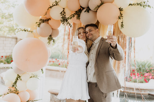 How Kristine and Nick Borunda Had a Micro Wedding in an Orange County Rose Garden