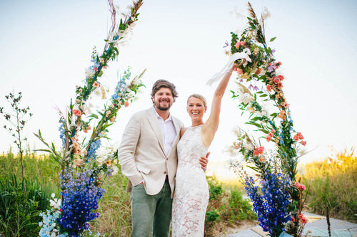 A Micro-Wedding in Bay Head Inspired by the Father of the Bride's Company, Urban Outfitters Inc.