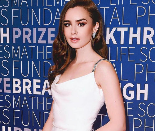 Lily Collins Has the Answer to Cool Girl Bridal Style