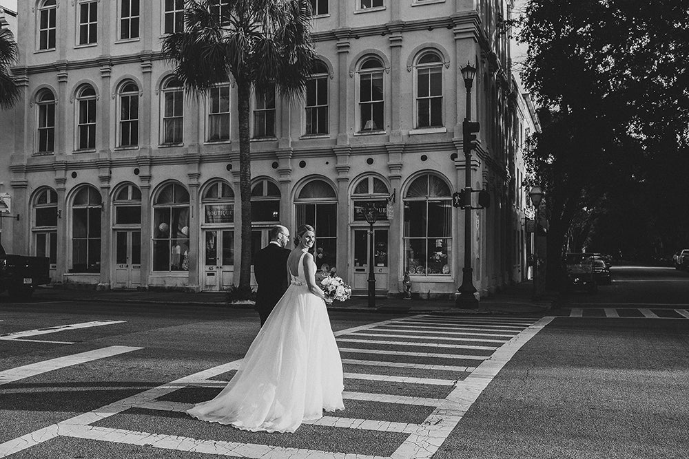 Garden Roses Abounded at This Traditional Wedding in Charleston
